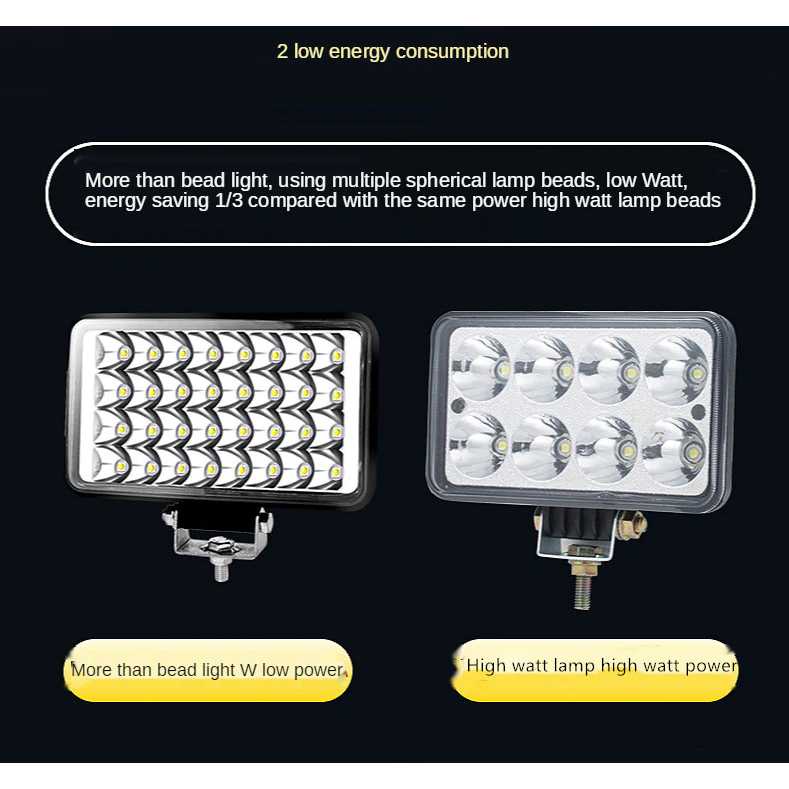 Lampu Sorot Flood Spotlight 48 W 48 LED White Light LD48