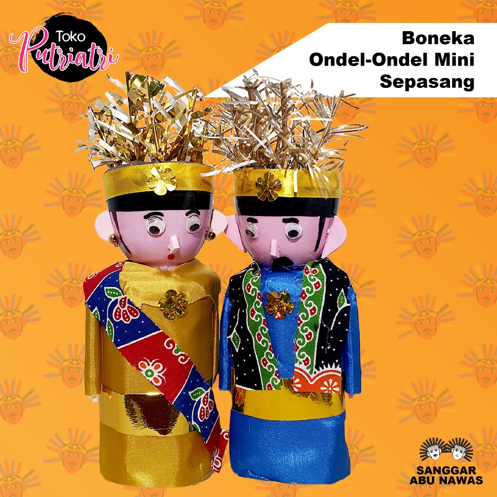 Boneka Ondel Ondel Mini Mainan Anak