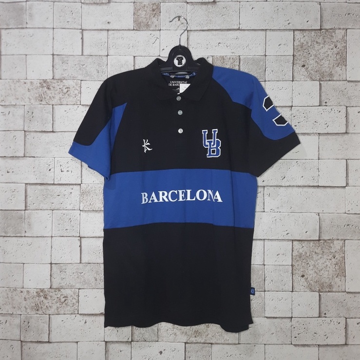 Official Merchandise Universitat of Barcelona Polo Shirt Size M