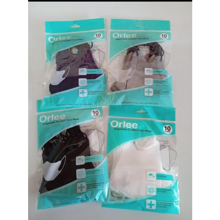 Masker orlee duckbill isi 10pcs