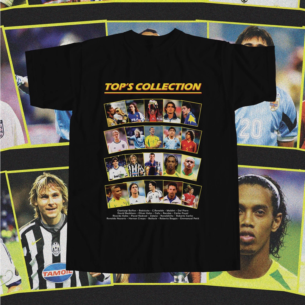 Nostalgila Merch kaos Top's collection Kaos bola tshirt bola vintage | juventus | ac milan Vintage T