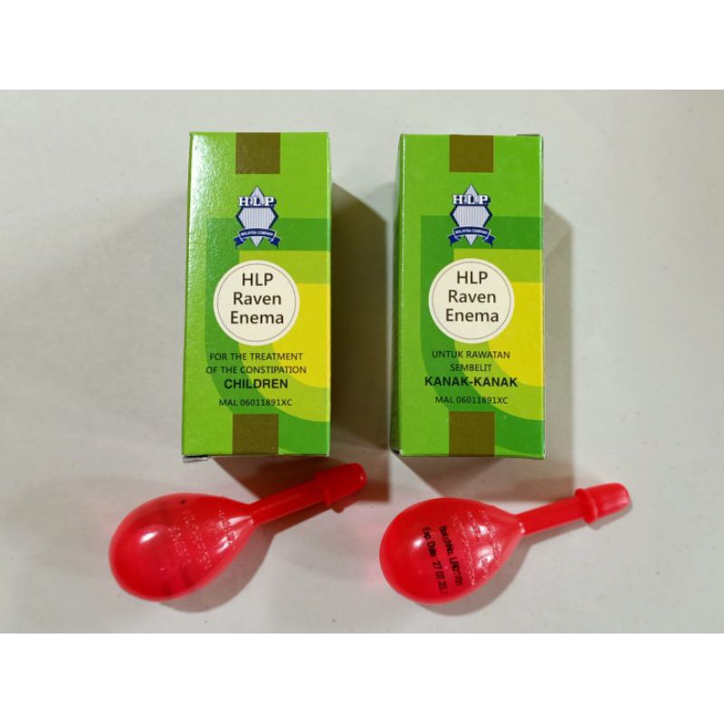 HLP Raven Enema Anak-anak - obat untuk mengatasi Sembelit Import