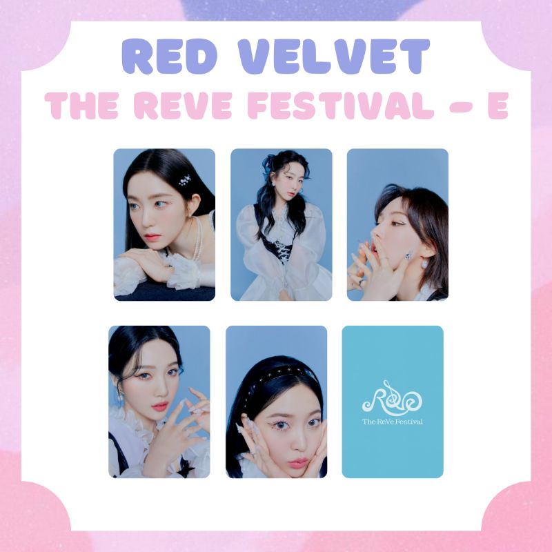 [RED VELVET] PHOTOCARD RED VELVET THE REVE FESTIVAL FEEL MY RHYTHM ‼️ BACA DESKRIPSI ‼️