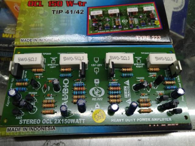 Kit power driver ocl stereo tip41 tip42 ( 223 )