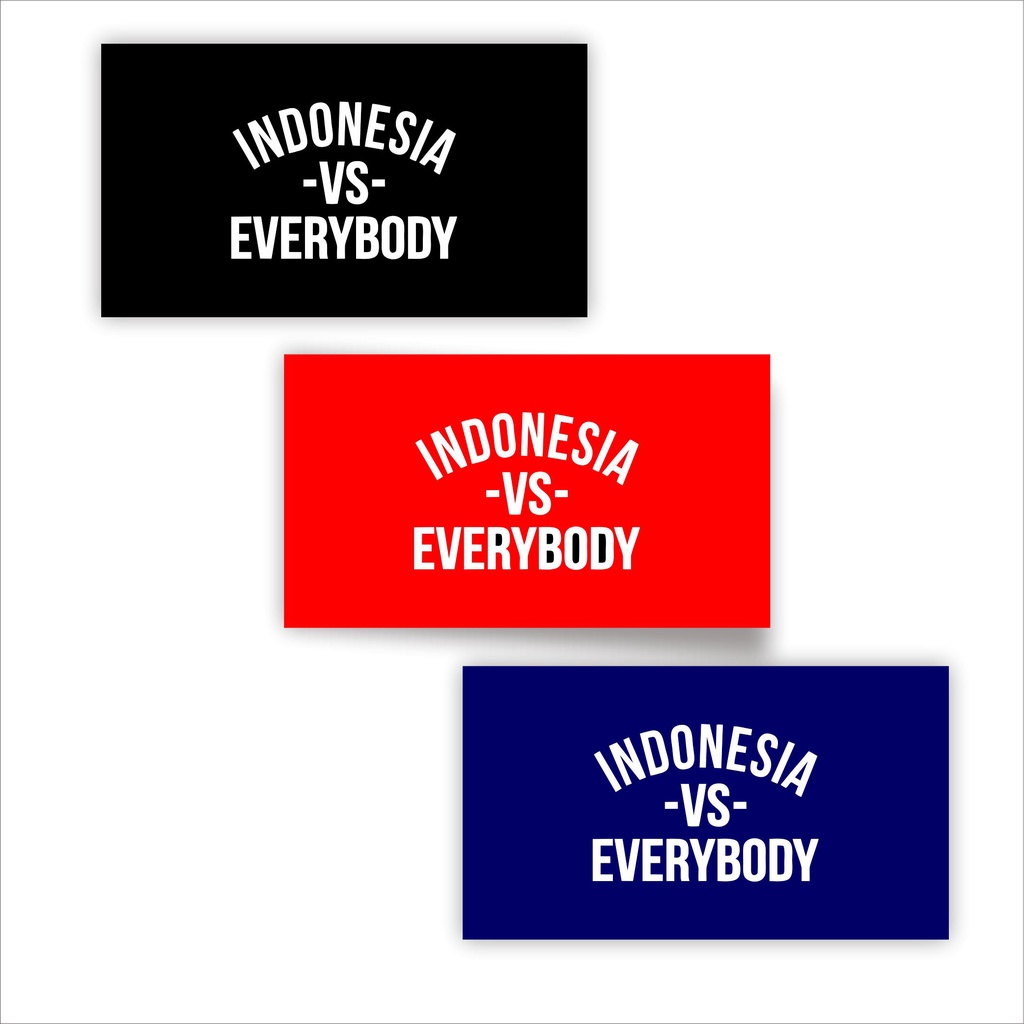

Stiker graftac Indonesia vs everybody distro sticker