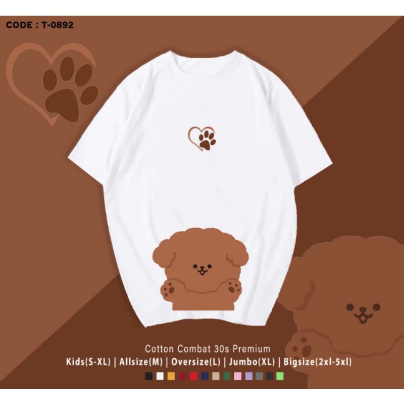 KAOS DOGGY MILO/KAOS KATUN GUGUK DOG