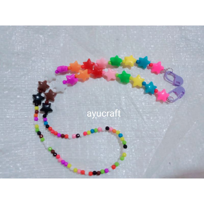 strapmasker/kalung masker ank mix 1pcs(beli 10 free 2pcs)