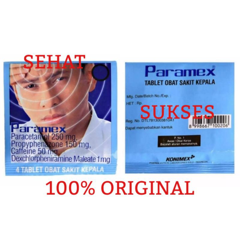 PARAMEX - OBAT SAKIT KEPALA