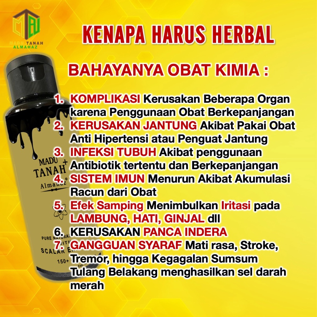 Madu Hitam Pahit Almahaz Madu Tanah Plus Energi Skalar 153gr