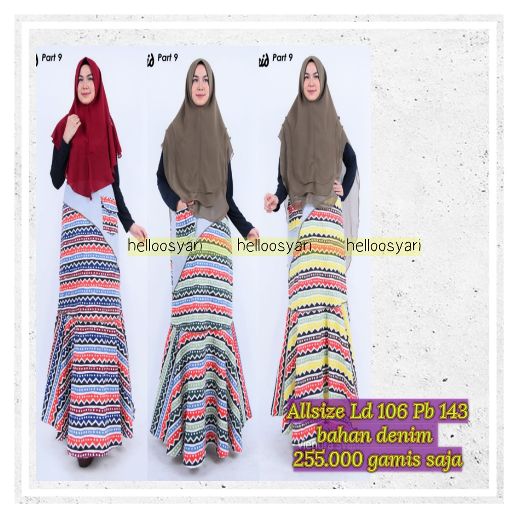 Viendra05 Hijab Syari / Gamis Syari / Gamissar'i