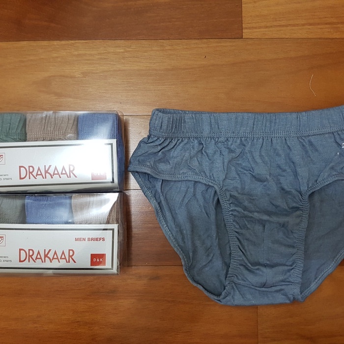 Celana Dalam Pria Drakkar (isi 3pcs) 703 Size S M L XL