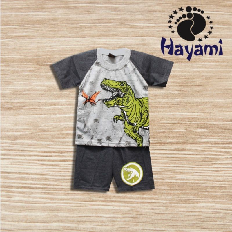 Setelan anak cowok Dino || Setelan Anak Cowok HAYAMI