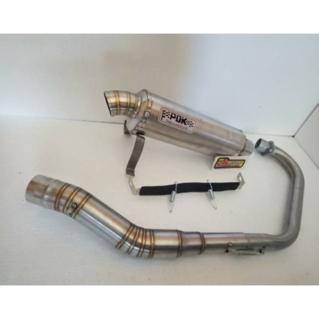 Knalpot pdk for satria fu . Vixion . Tiger ada . Knlpot pdk bahan stanlish