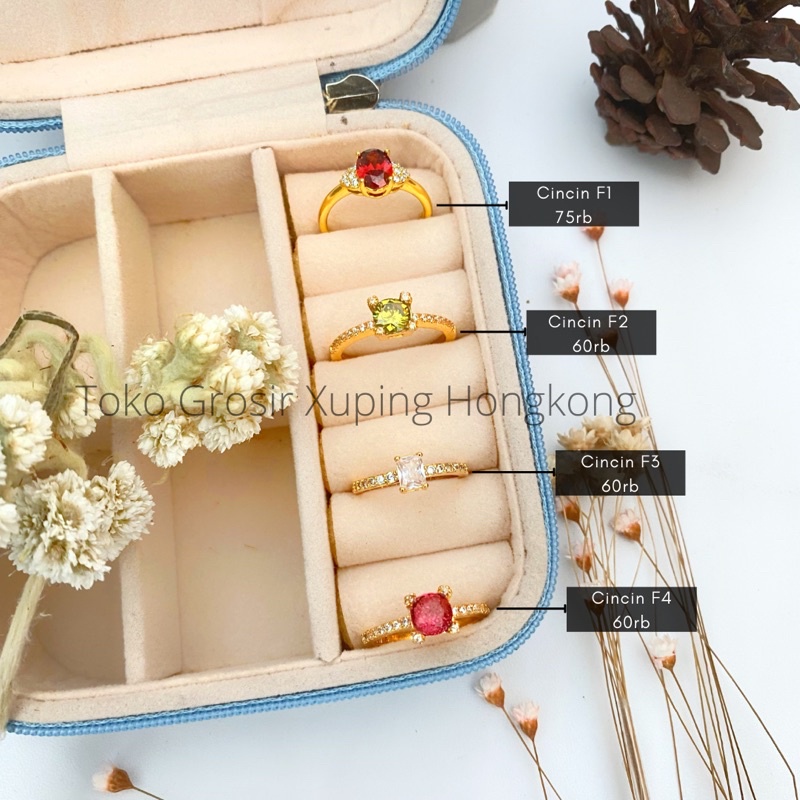 Cincin Xuping Hongkong Lapis Emas Hongkong lapisan emas tebal warna mirib emas asli Cincin wanita la