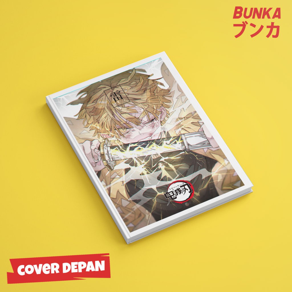 

Notebook Anime Kimetsu no Yaiba Zenitsu D Hardcover A5 Buku Tulis Catatan Note Agenda Planner Jurnal