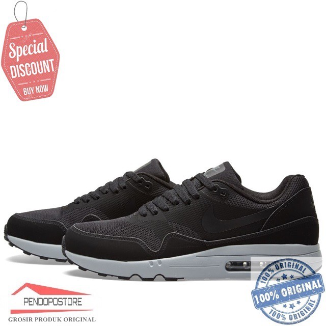 Sepatu Casual Nike Air Max 1 Ultra 2.0 Essential 875679-002 Bkn Janoski Gato Air Force Original BNIB