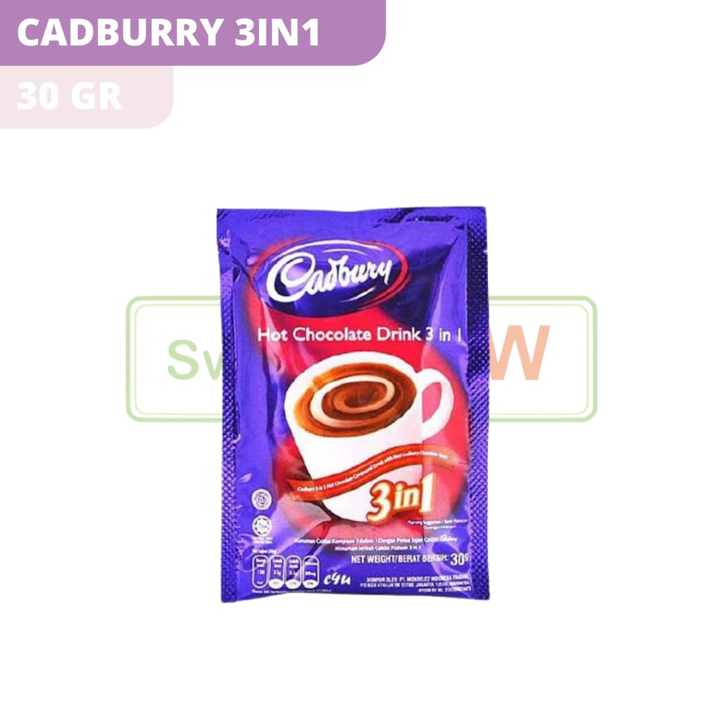 

CADBURY HOT CHOCOLATE DRINK 3IN1 30GR