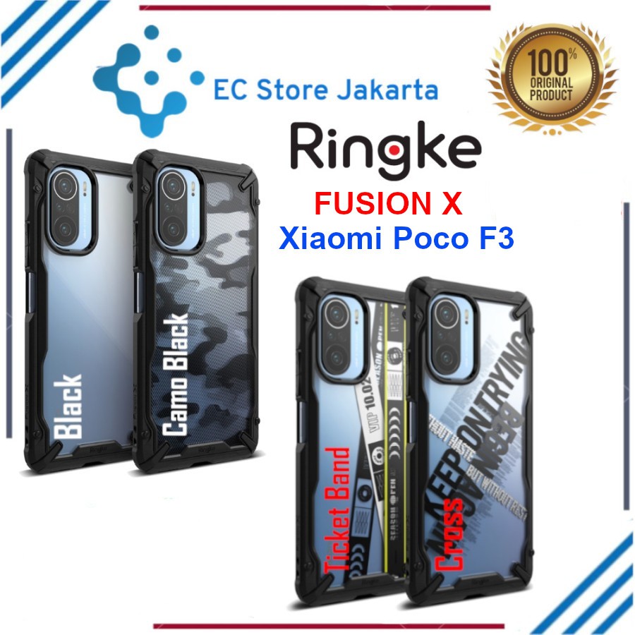 Case Xiaomi Poco F3 Ringke Fusion X Original Casing Redmi K40 Pro