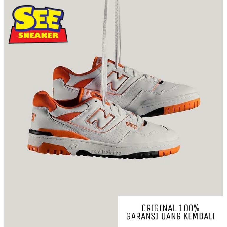 NEW BALANCE 550 WHITE ORANGE ORIGINAL