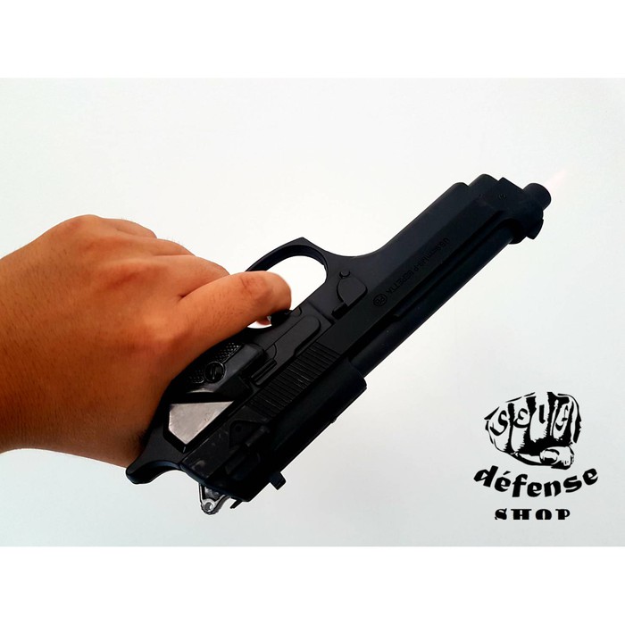 PROMO COD Korek Api Pistol 1:1 Pietro Beretta M9 Full Black