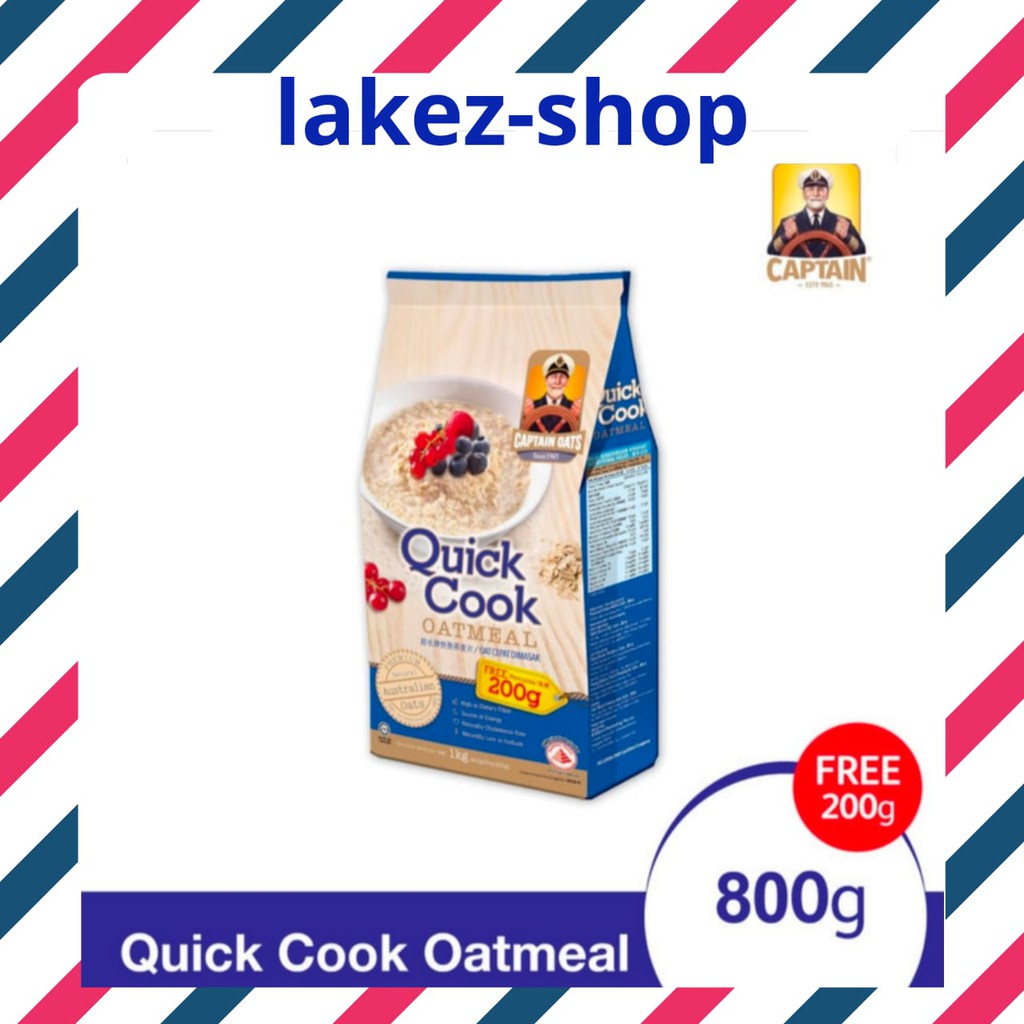 

Captain Oat Biru - Sereal - Quick Cook 1 Kg