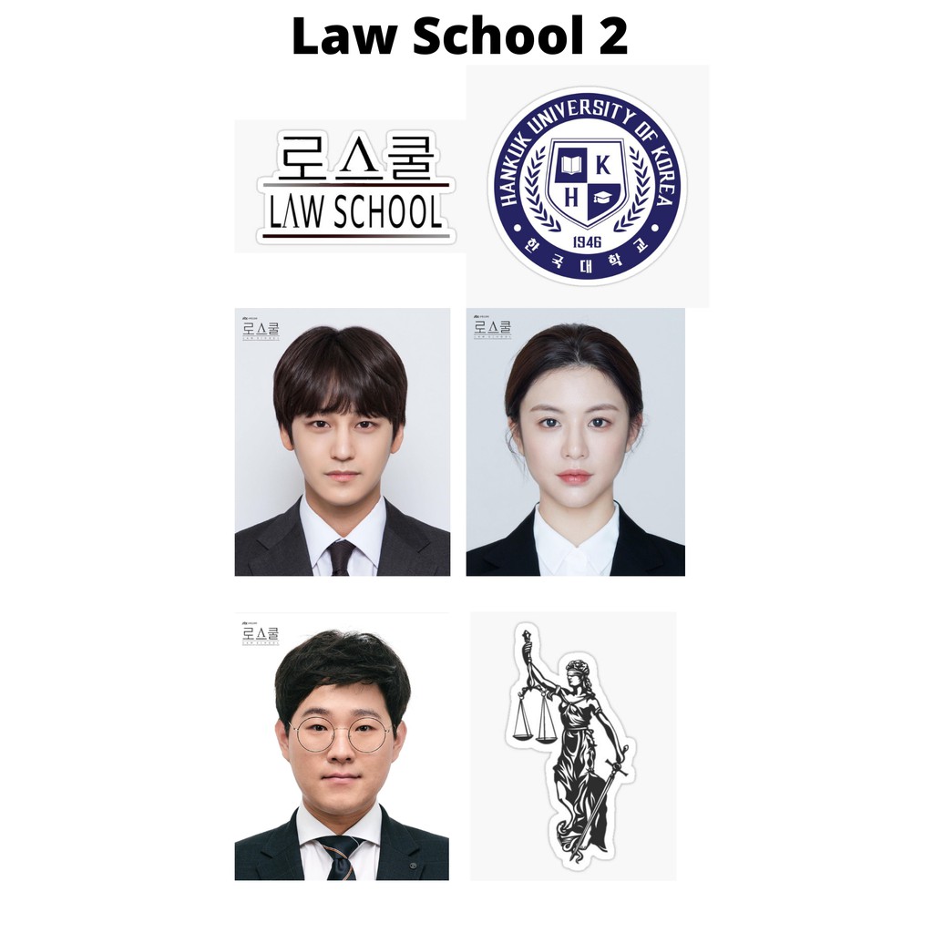 Sticker Law School Kdrama Stiker Drakor Kim Bum Aesthetic Murah