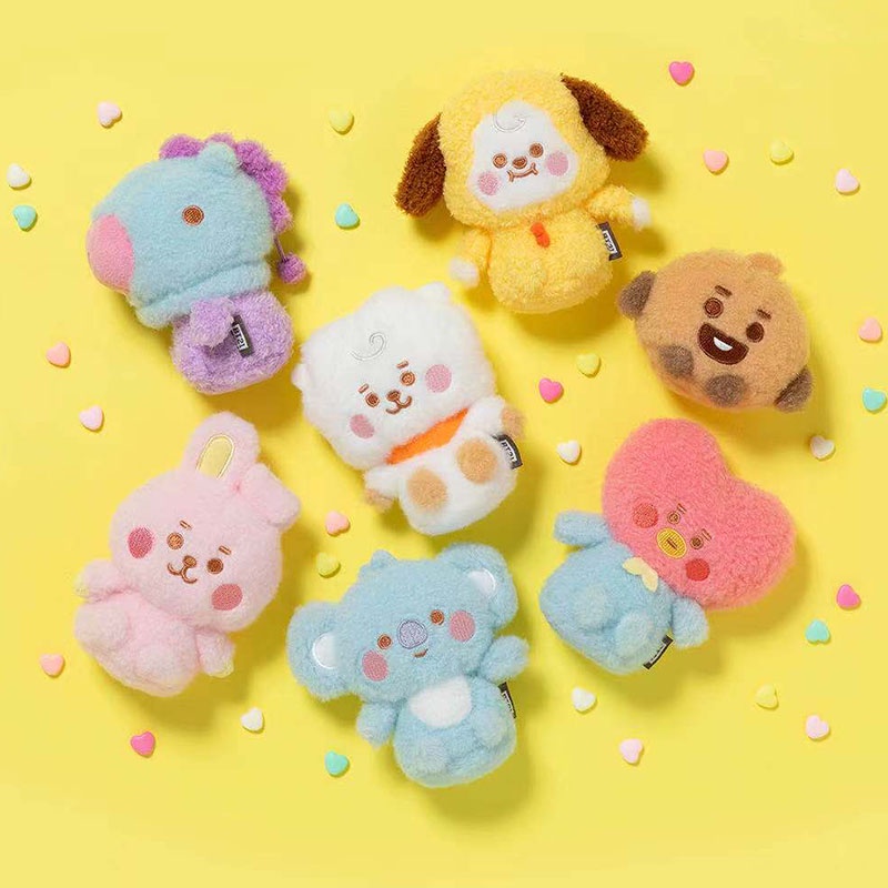 Kpop Gantungan Kunci Bentuk Boneka Bts Bahan Plush Lembut