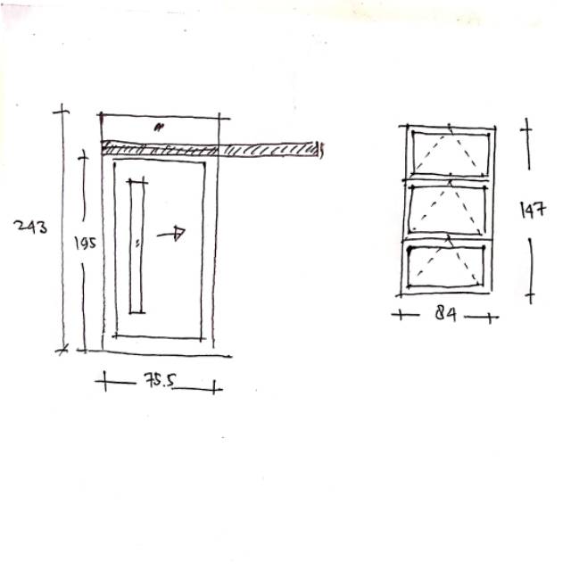 Pesanan Pintu Sliding &amp; Jendela Aluminium (a/n Tinu)