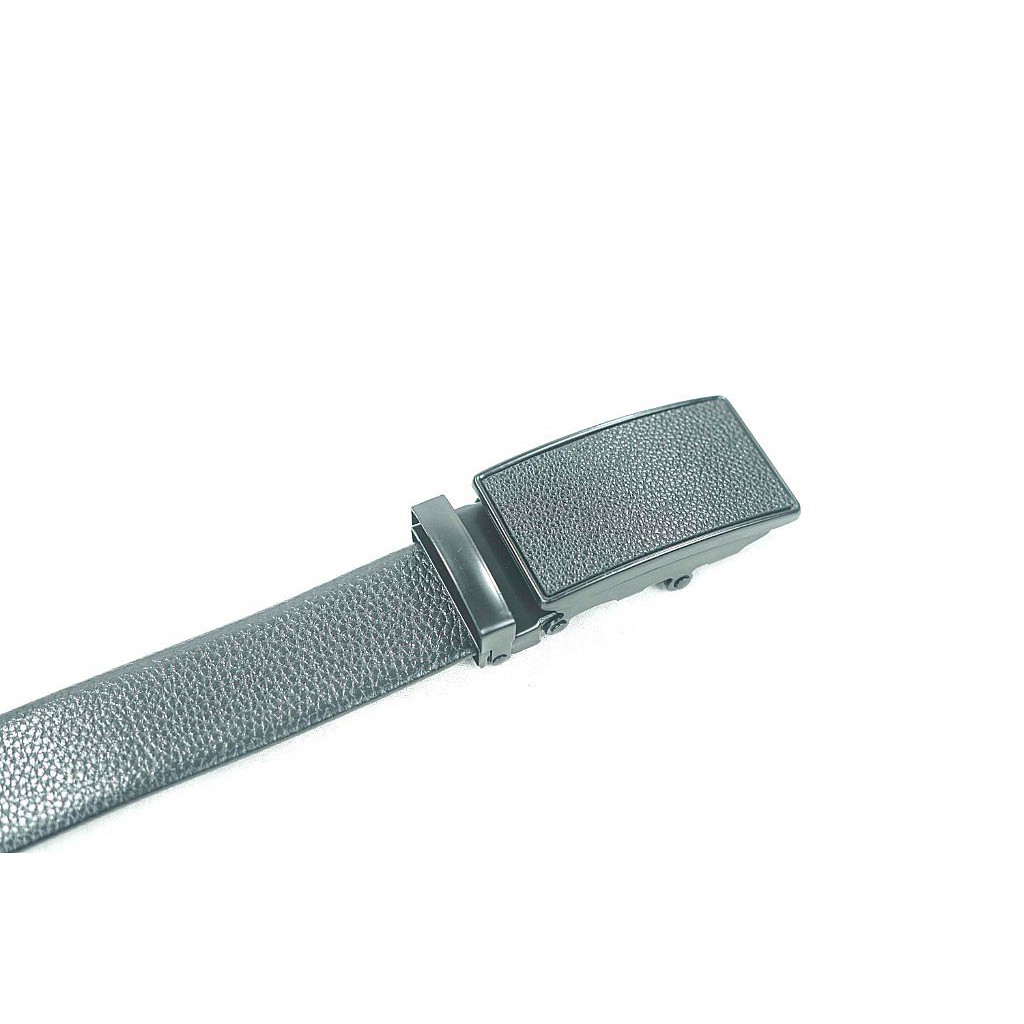 Houseofcuff Ikat Pinggang Kulit Belt Leather Gesper Pria Hitam RAIL H