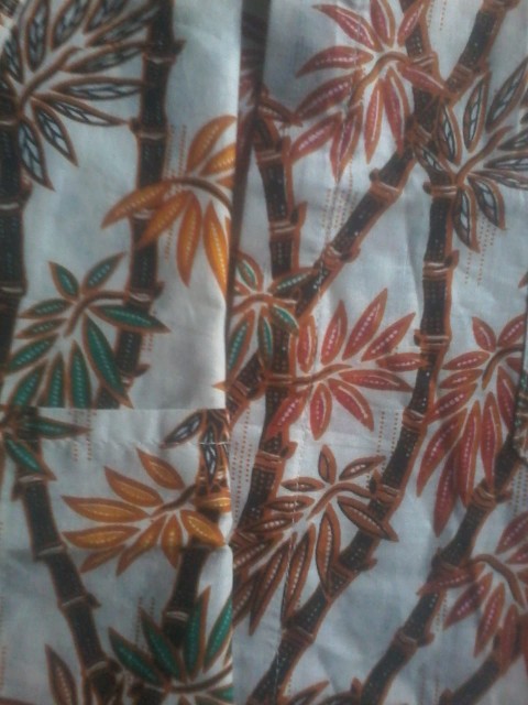 Batik Couple Keluarga Sania Ruffle Ori Ndoro Jowi Dnt Motif Bambu