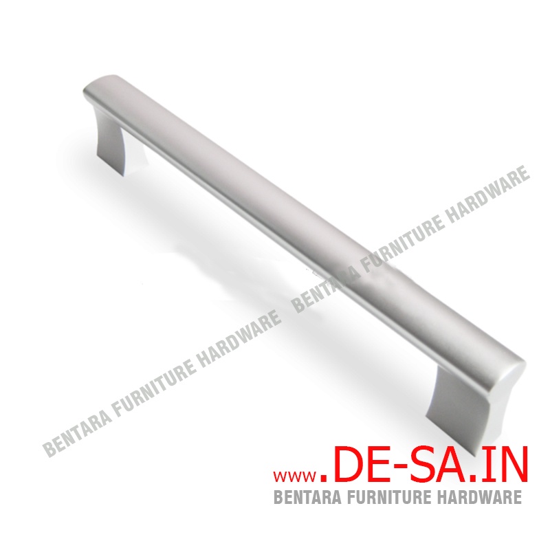 Huben TA-42 160 Mm - Tarikan Laci Meja Lemari Kabinet Gagang Pintu Handle Aluminium Anodized (Sekitar 16 - 17 cm )