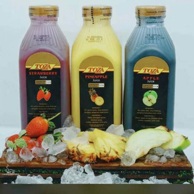 

Toza minuman jus rasa buah segar 5 Liter