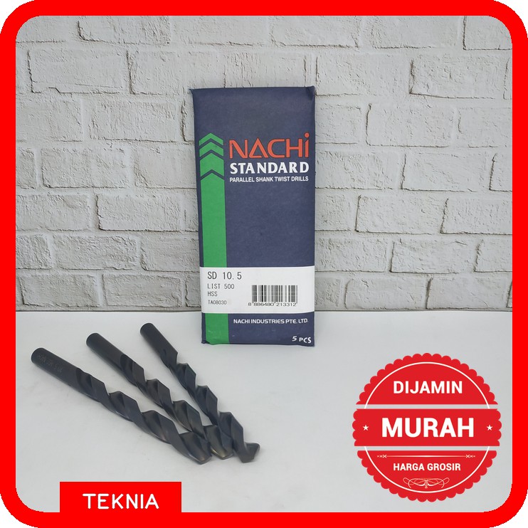 Mata Bor Nachi 10.5mm / Mata Bor Besi