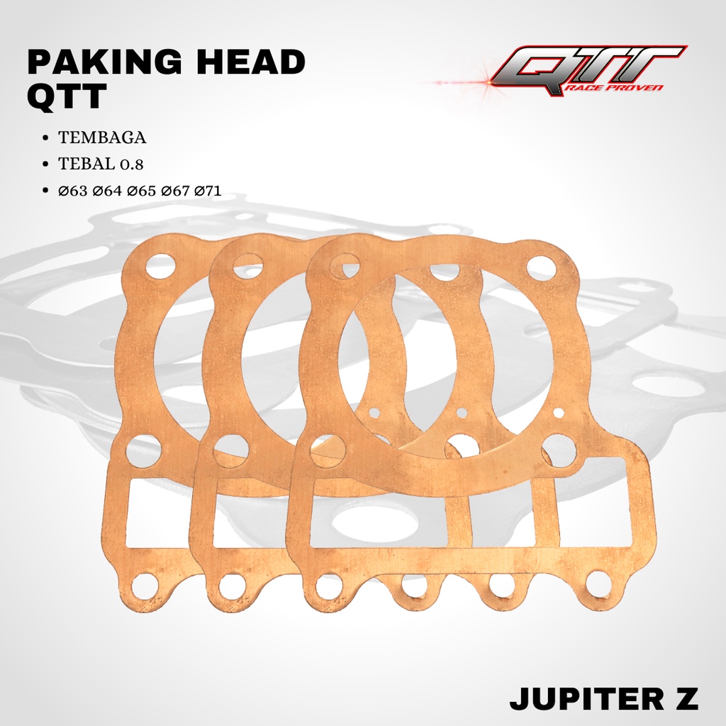 Paking head tembaga QTT Jupiter z 0.8mm diameter 63 64 65 67