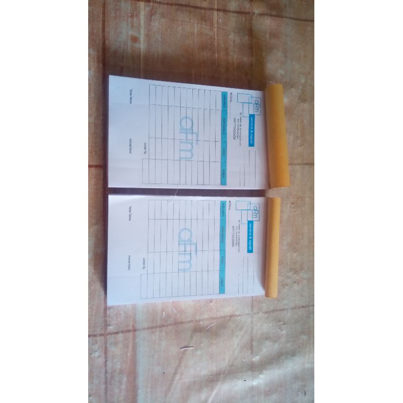 

Nota, Bon, Faktur, Kwitansi satuan