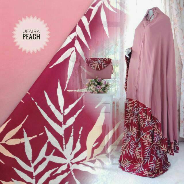 Mukena Rayon Dewasa Telekung Atas Bawah Polos Motif Telekung