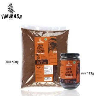 Jual Timurasa Dark Cocoa Powder (Bubuk Dark Cocoa) 500gr Kemasan Refil ...
