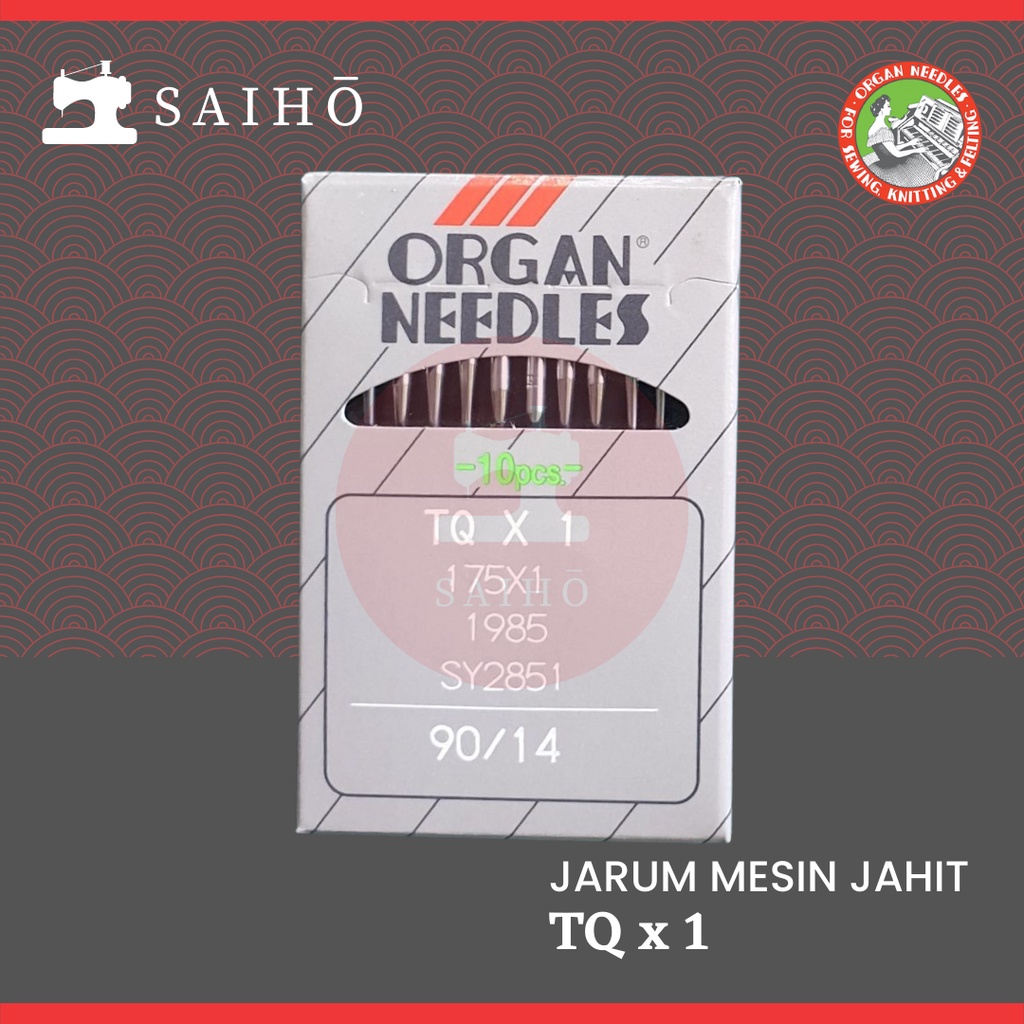 ORGAN Needle TQx1 / TQ x 1 - Jarum Mesin Jahit