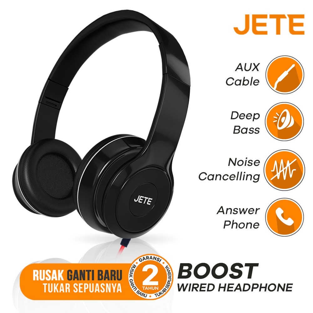 Headset Headphone JETE Boost - Garansi 2 Tahun