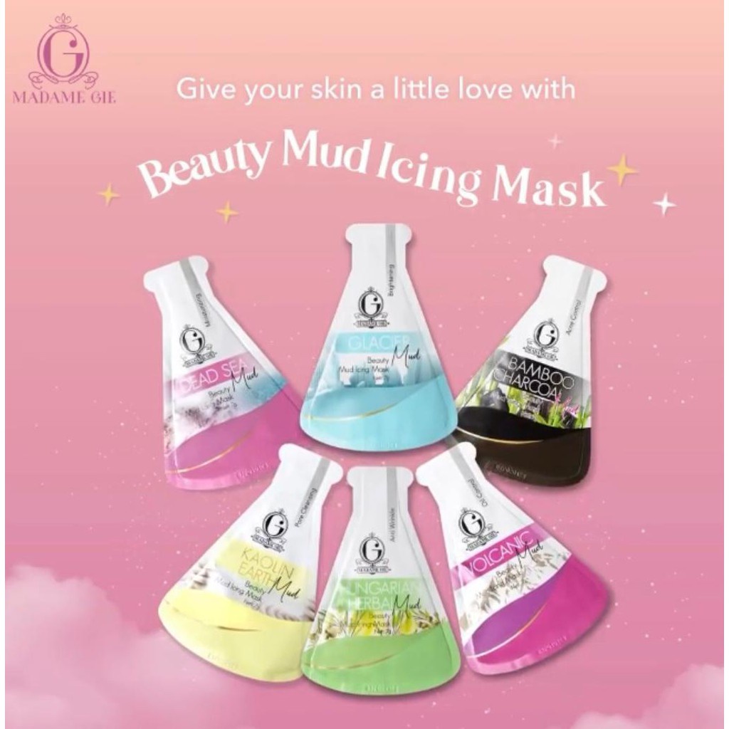 MADAME GIE Mud Icing Mask 7g - Masker Lumpur