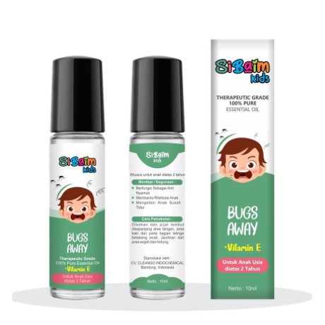 [ORIGINAL] SIBAIM Kids (Cessa Alternatif) Usia 2-8 tahun - Essential Oil Varian Lengkap