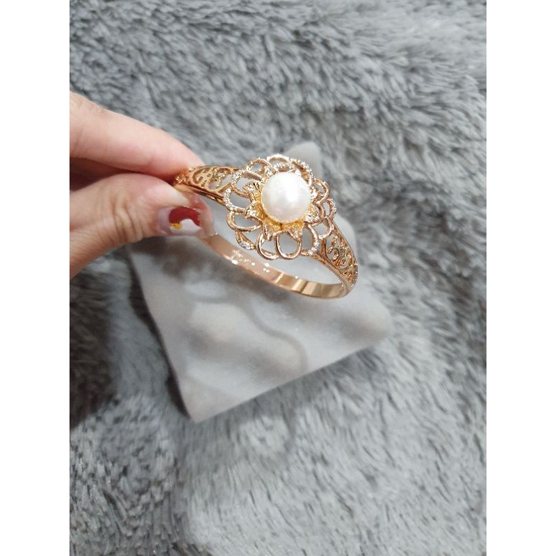 Gelang Premium lapis emas Anti karat anti alergi Gelang Zircon Mata kilau premium quality G05