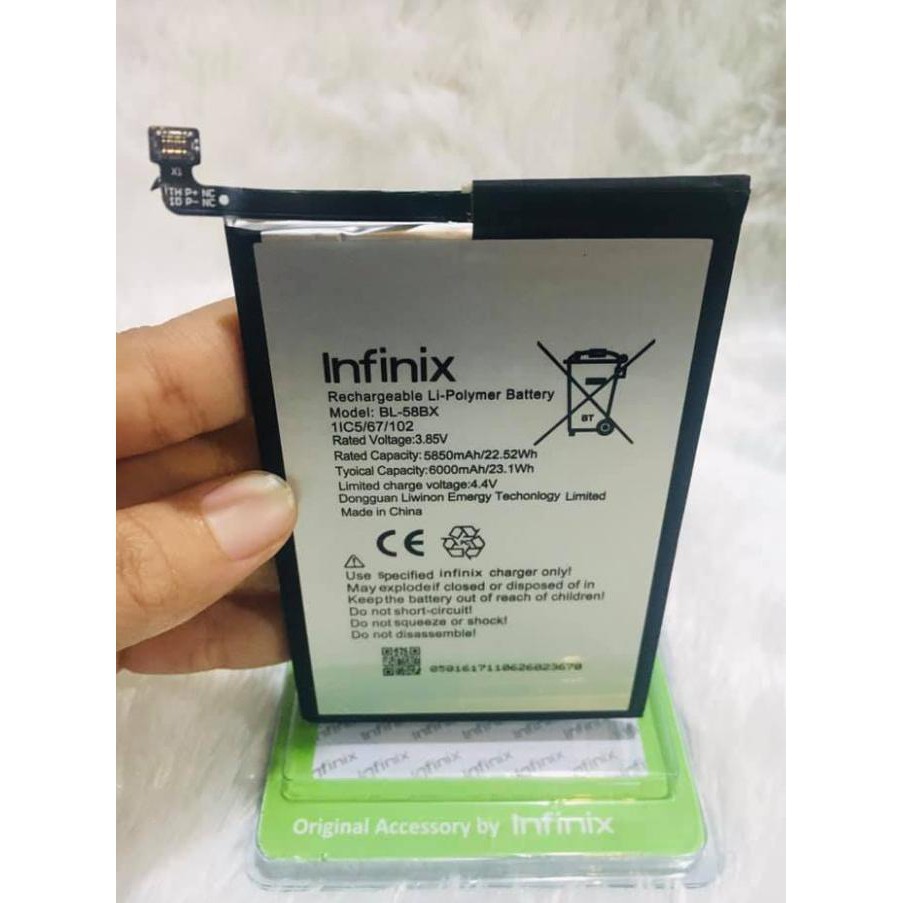 Batre Infinix Hot 9 Play Baterai Infinix X680 BL58BX 3.85V Battery ORIGINAL Hot 9 Play