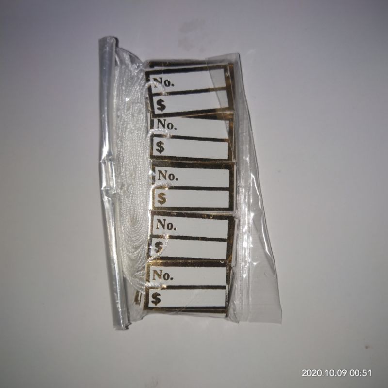 

Label Harga Price Tag Perhiasan isi 100 Pcs