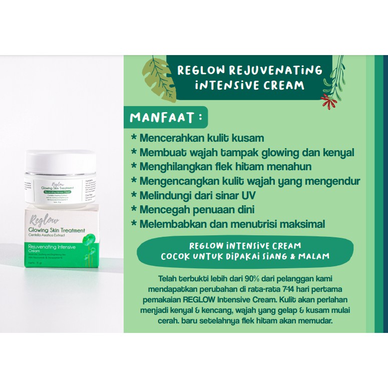 REGLOW Glow Skin Treatment Skincare Original Glowing Whitening BPOM Beauty Series Perawatan Kecantikan Wajah Paket Rejuvenating BPOM Bisa COD-5