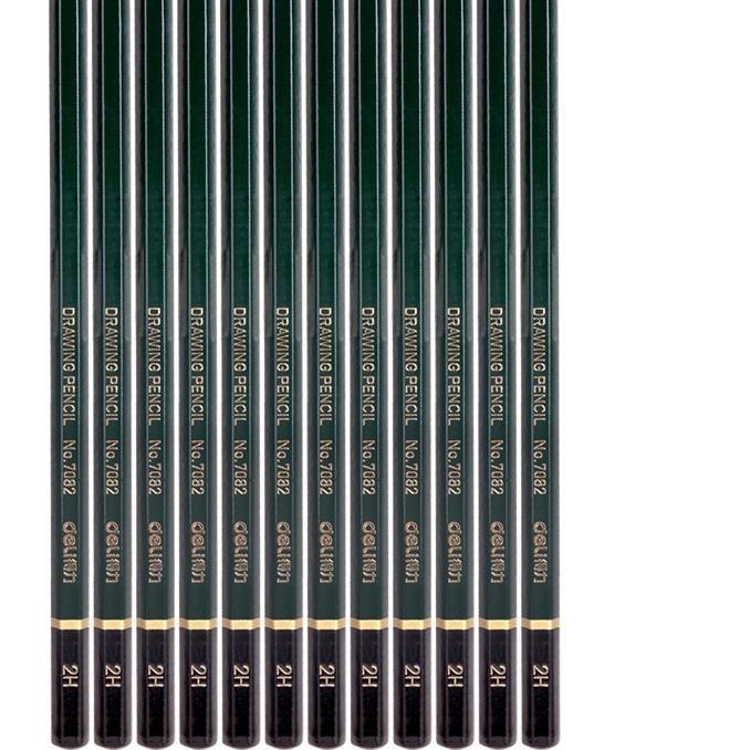 

Ayo Beli Deli 2H Drawing Pencil / Pensil Menggambar 2H 12 pcs Tidak Mudah Patah 7082++