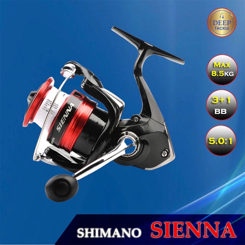 Reel Shimano SIENNA 1000 / 2500 / 2500HG / 3000 / 4000 - Model 2019