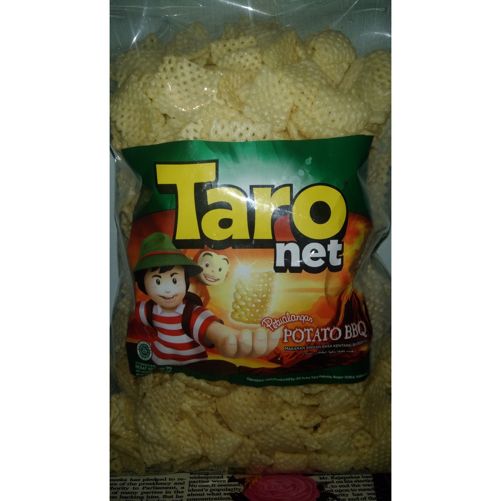 

TARO RASA SEAWEED POTATO BBQ KILOAN ORIGINAL MURAH 200 GR