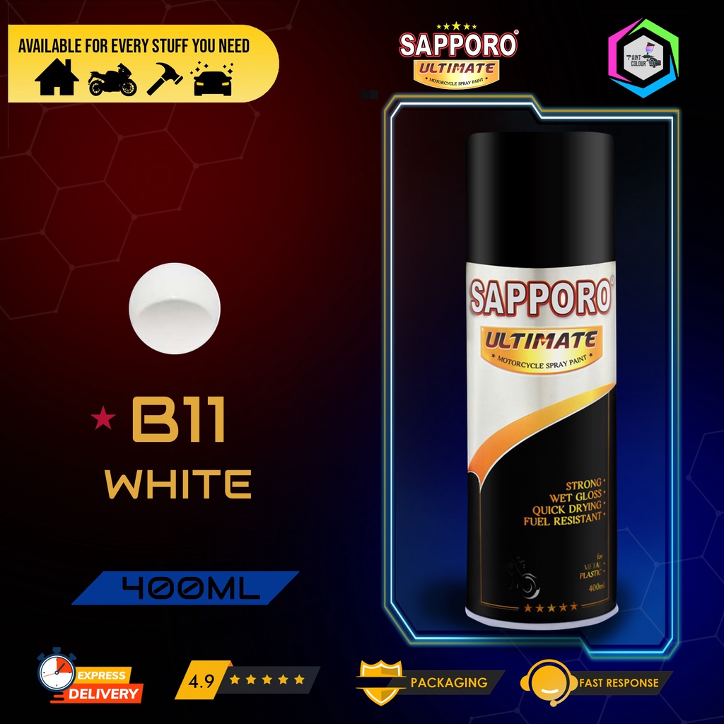 SAPPORO ULTIMATE Cat Semprot B11 - WHITE