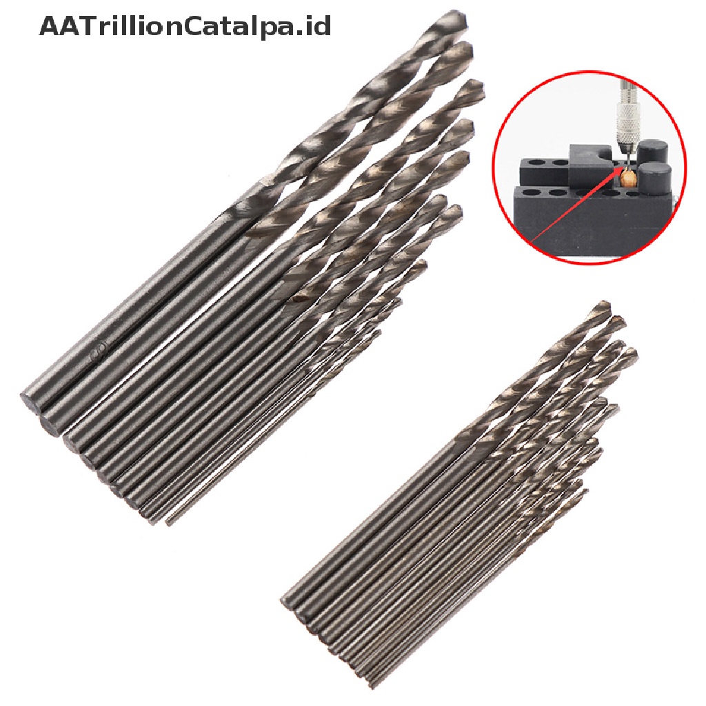 10 Pcs / Box Mata Bor Mini HSS 0.8mm-3.0mm Shank Lurus Untuk PCB Bits